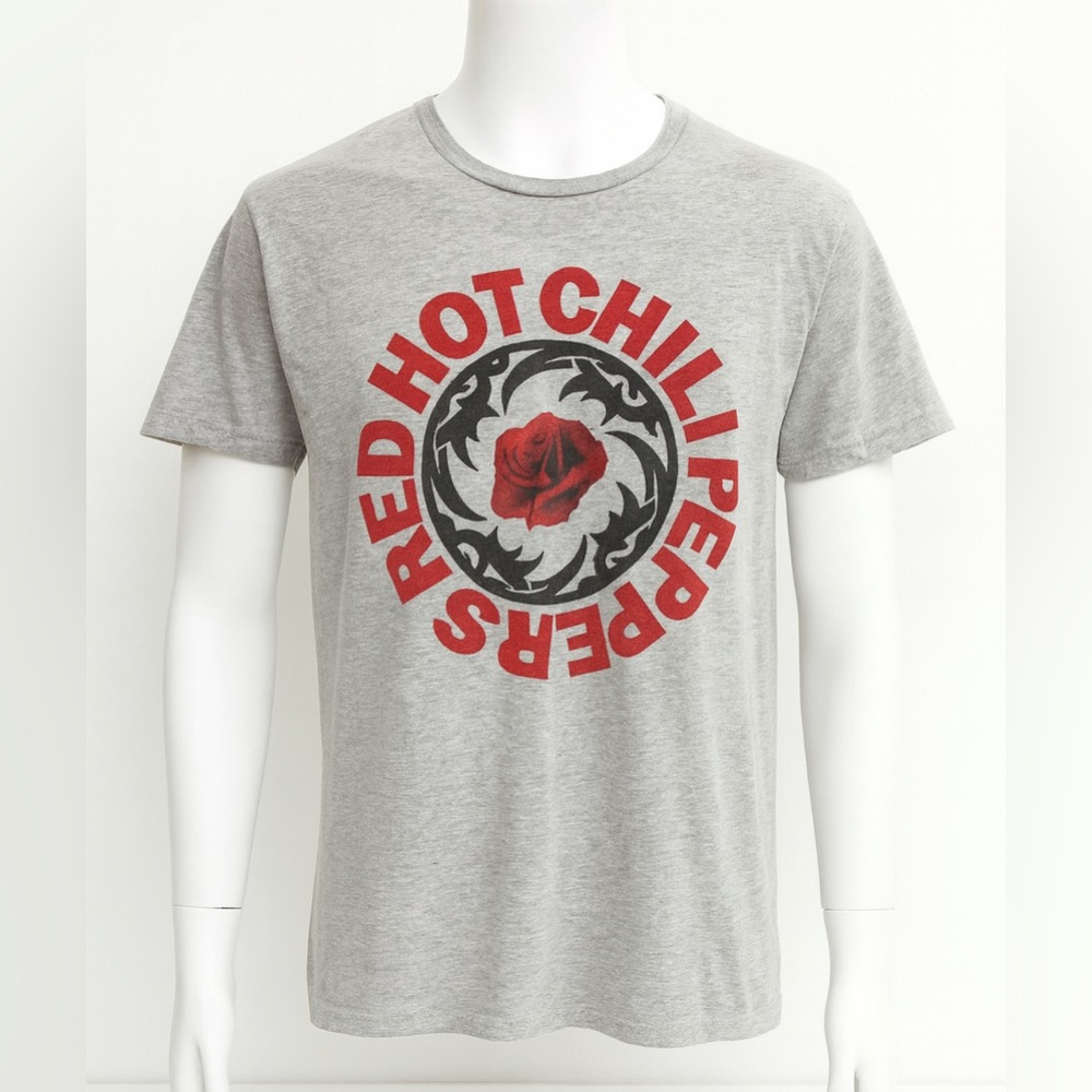 Red Hot Chili Peppers women’s grey short sleeve band t-shirt sz L